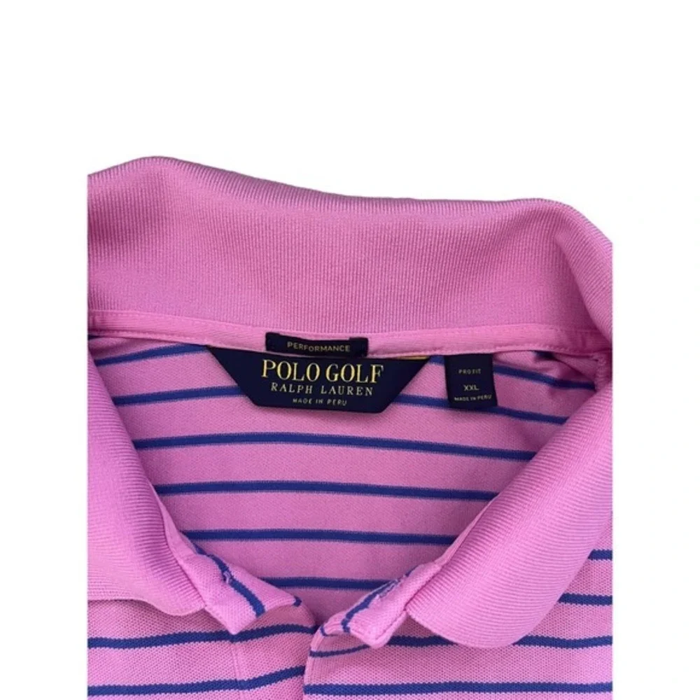 Ralph‎ Lauren Polo Golf Performance Pink Shirt with Large Pony